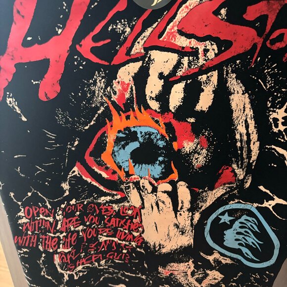 Hellstar Black Logo Open Your Eye Tee - Picture 4 of 7